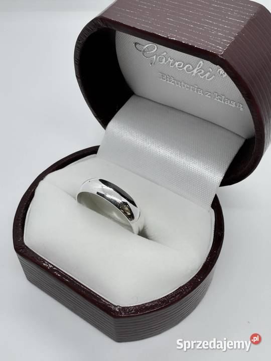 Nowa Rodowana Srebrna Obrączka pr 925 303g Elbląg