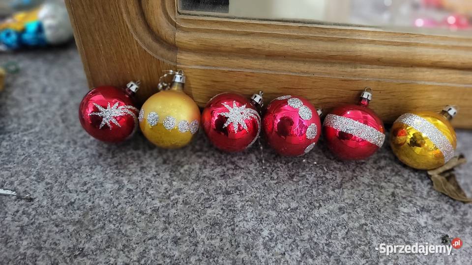 Bombki szklane dekoracja Ciechanowiec