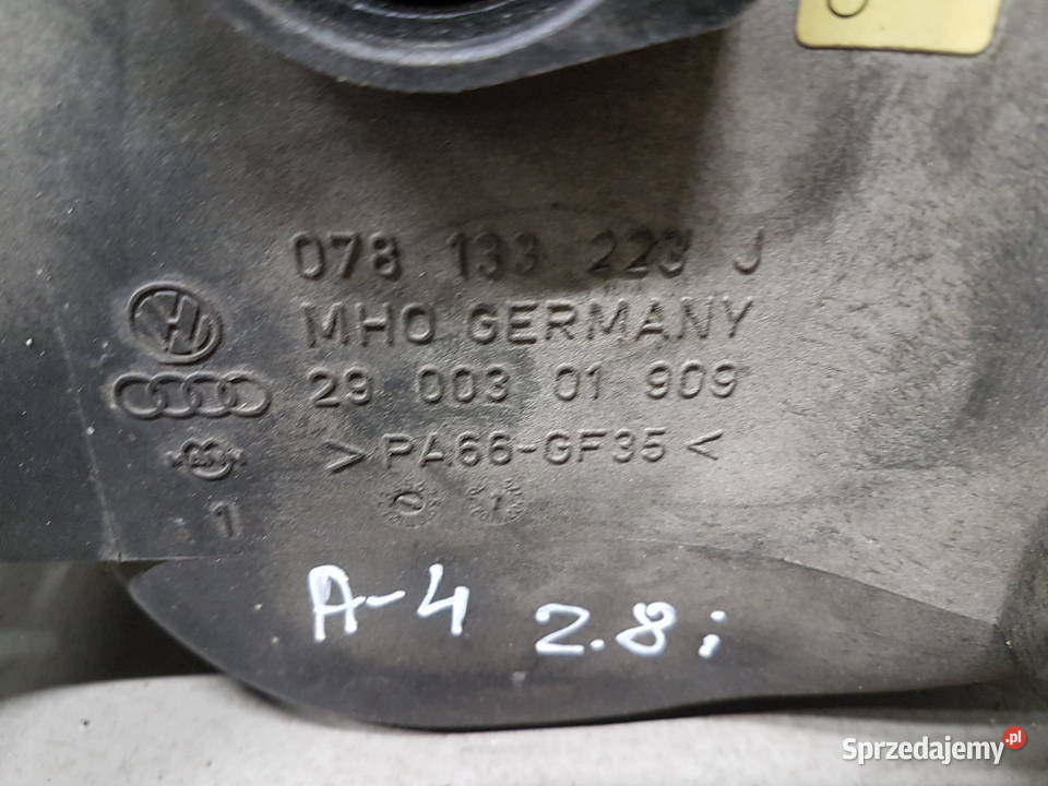 AUDI A4 28V6 ACK KOLEKTOR SSACY 078133151D Turek