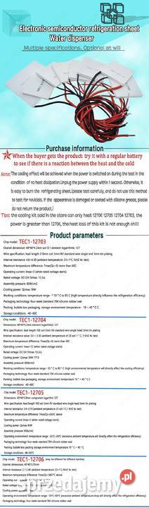 Moduł TEC termoelektryczny Peltier 40x40mm Bydgoszcz