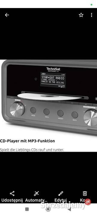 Radio cyfrowe Technisat 580 Super Miechów