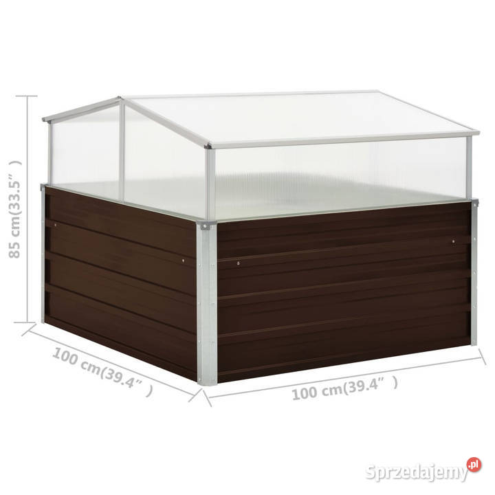 Inspekt brązowy 100 x 100 x 85 stal mazowieckie Warszawa