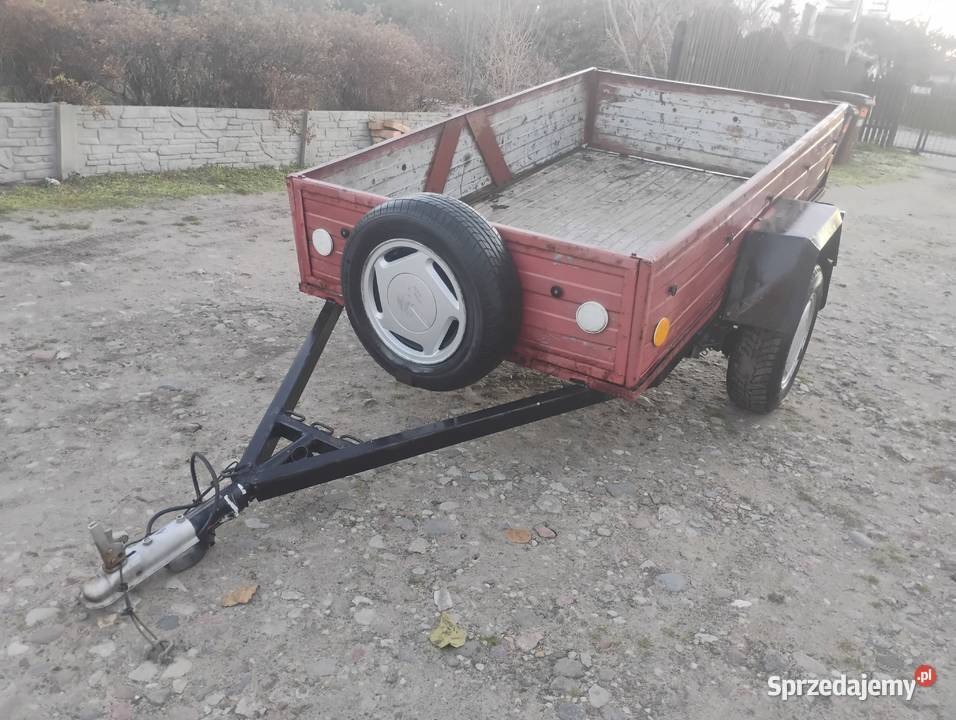 Przyczepka samochodowa zarejestrowana jako SAM Przyłęki