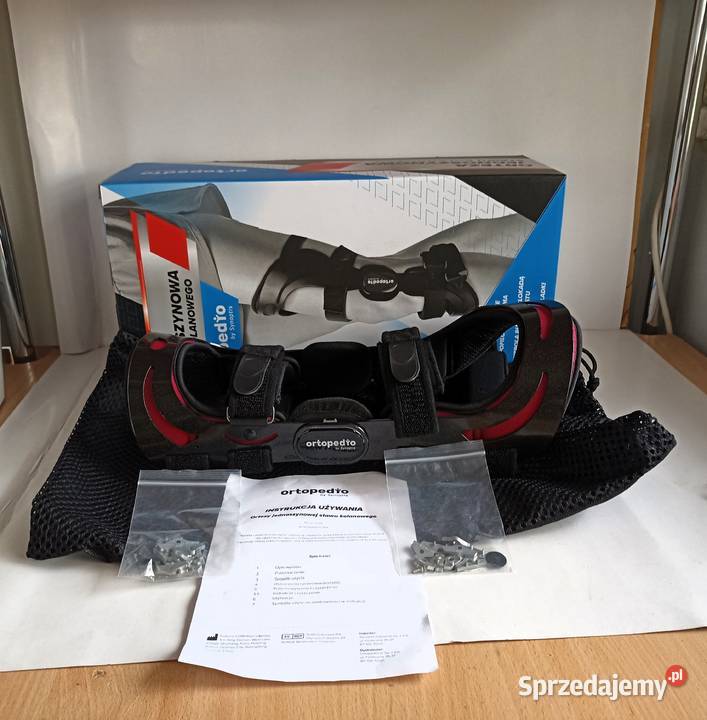Orteza jednoszynowa Ortopedio aluminiowa kolano Bełchatów