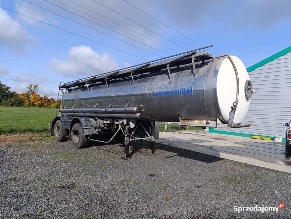 Naczepa cysterna nierdzewna zbiornik nierdzewka Rok produkcji 1994 Opole