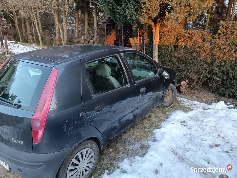 FIAT PUNTO CITY 2002 12 benzyna Rok produkcji 2002 Jasło sprzedam