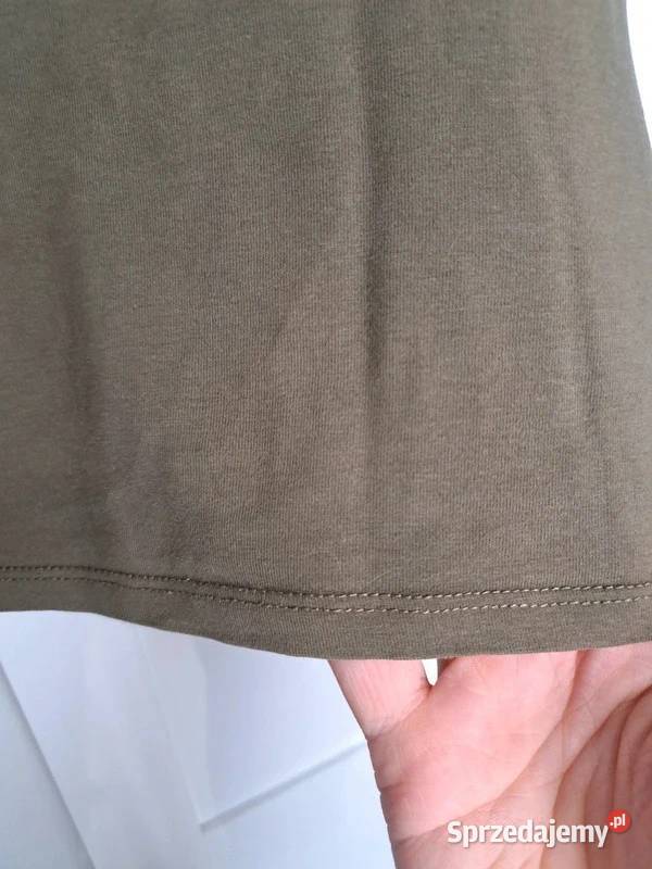 Khaki Tshirt Amisu L idealny do przeróbek na