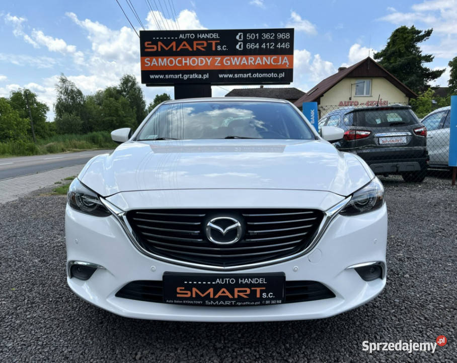 Mazda 6 Navi Biała Perła Salon Serwisowana III Zarejestrowany w Polsce Rydułtowy