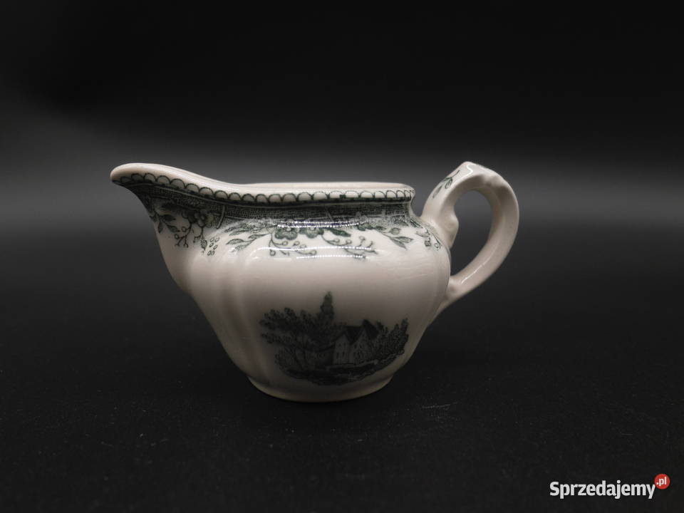 Porcelanowy mlecznik Villeroy Boch zielony wielkopolskie Raszków sprzedam