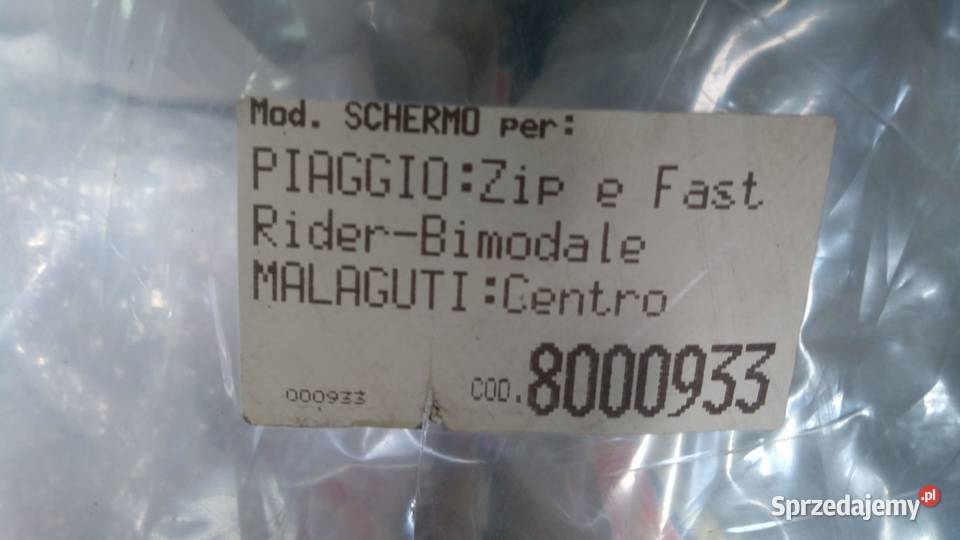 NOWA SZYBA OWIEWKA MALAGUTI CENTRO PIAGGIO ZIP Bielsk Podlaski