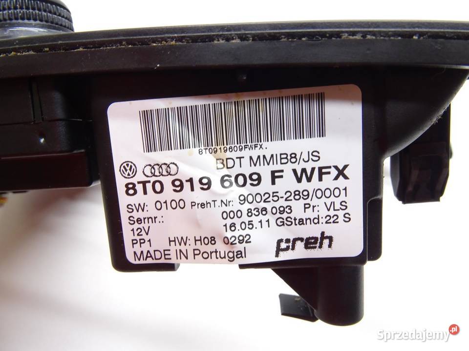 PANEL STEROWANIA MMI NAVI 8T0919609F AUDI A4 B8 sprzedam