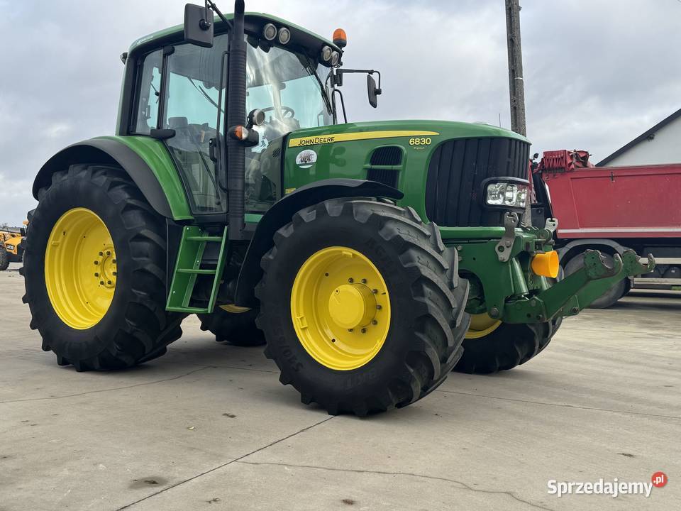 Ciągnik rolniczy John Deere 6830 Premium 2008r Rolnictwo mazowieckie