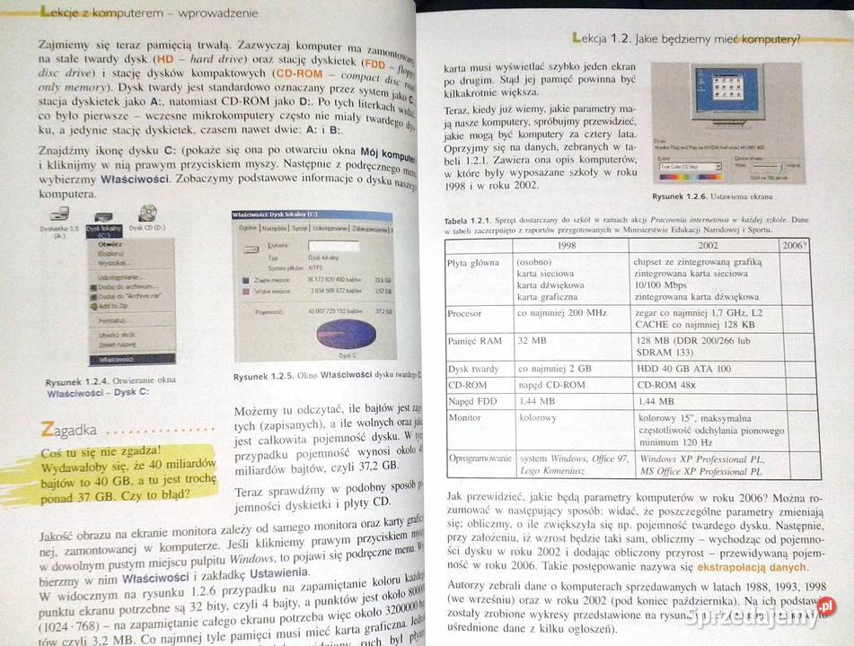 Informatyka Lekcje z komputerem Wanda Jochemczyk Rok wydania 2007 Chełm