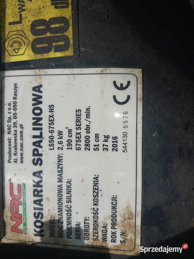Kosiarka bez napędu podkarpackie Stalowa Wola sprzedam