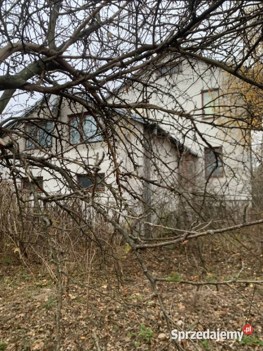 Dom w zabudowie bliźniaczej z dużą działką piwnica mazowieckie Gołków