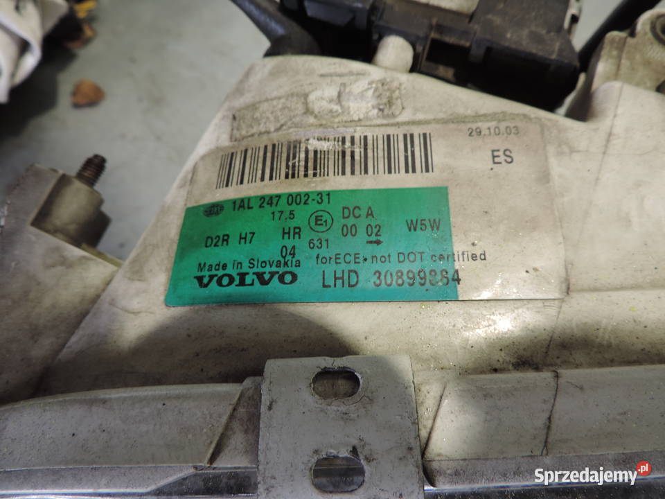LAMPA LEWA PRZEDNIA VOLVO V40 I FL 30899884 lewe Nowy Sącz