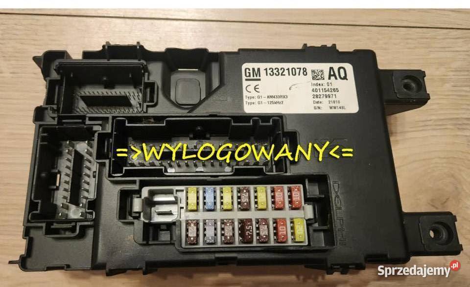 BCM Opel Corsa D 13321078 AQ Wylogowany śląskie