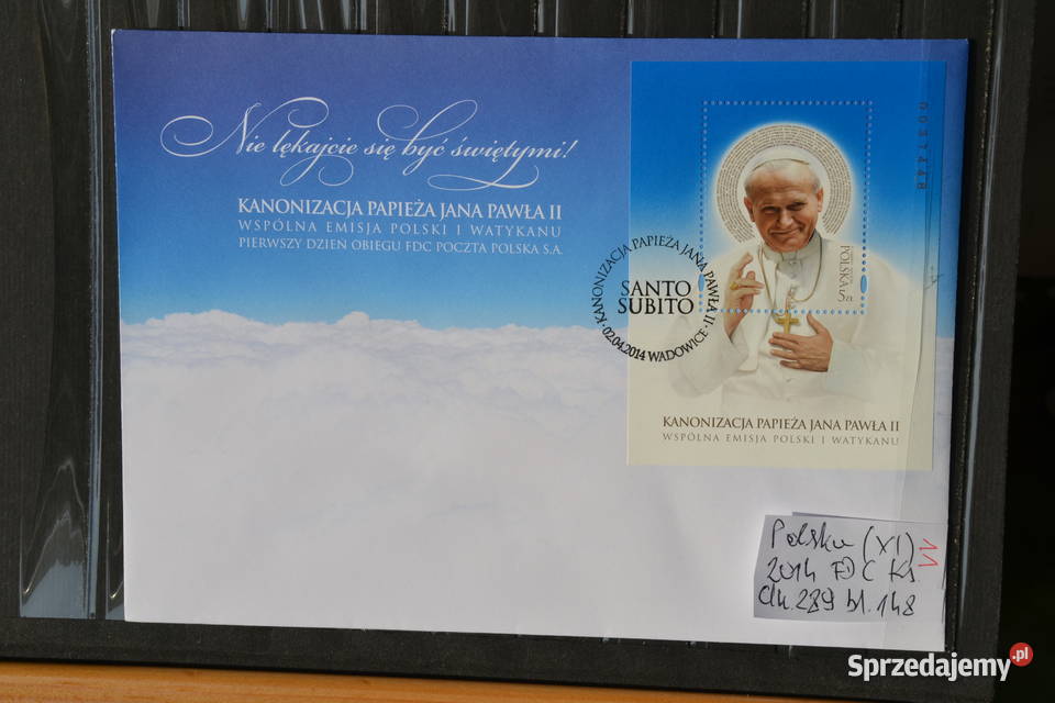 Znaczki Papież Jan Paweł II Polska XI FDC Ks dolnośląskie Sobótka