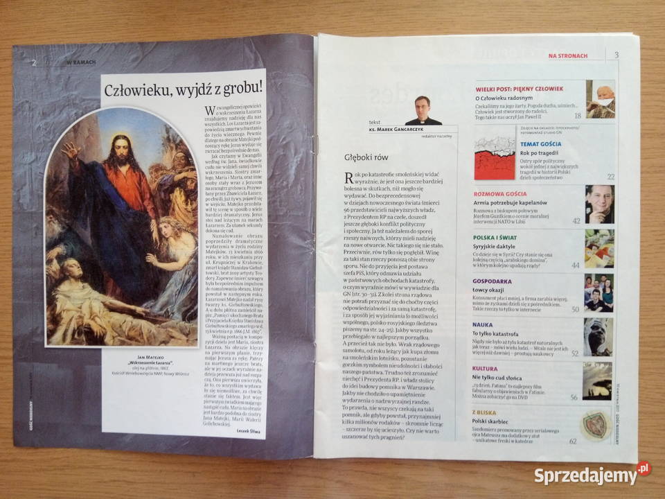 Tygodnik Gość Niedzielny kwiecień 2011r śląskie