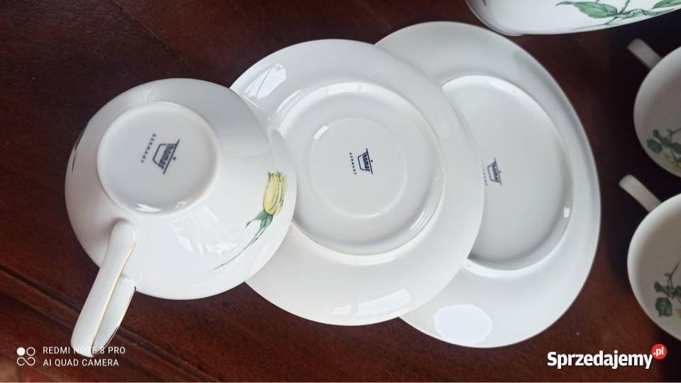 Konfiturówki 5 sztuk z żółtą różą Syg pomorskie Gdańsk