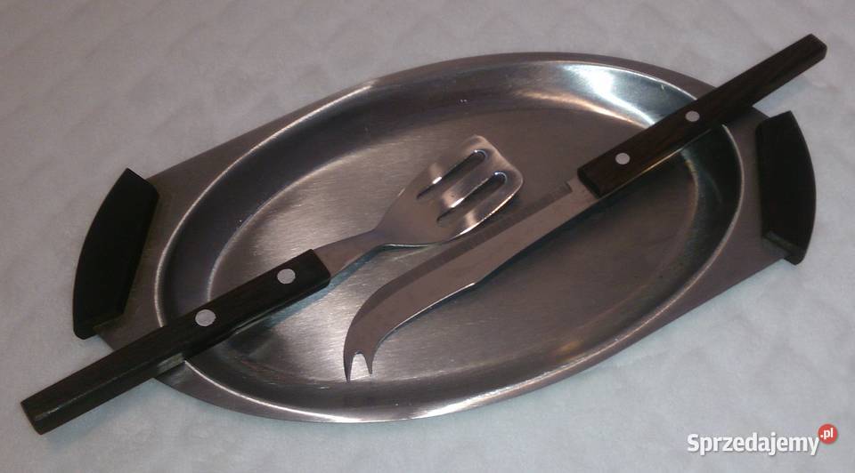 Taca patera do serwowania ze sztućcami Czeladź