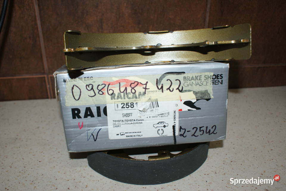 0 986 487 422 BOSCH SZCZĘKI HAMULC TOYOTA mazowieckie Białobrzegi