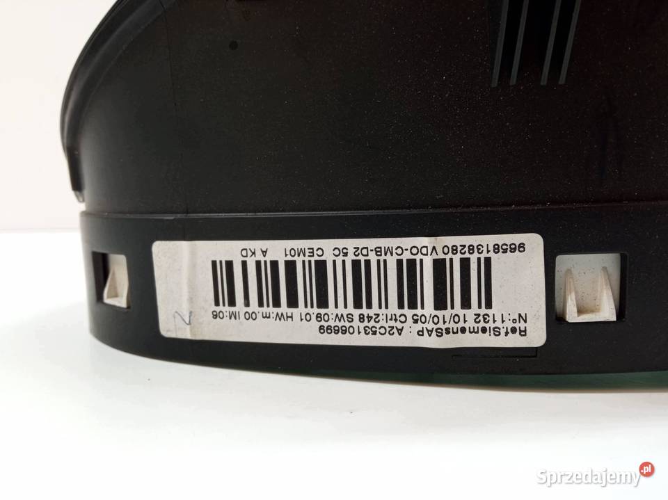 LICZNIK 9658138280 16 HDI 108 Peugeot 407 I