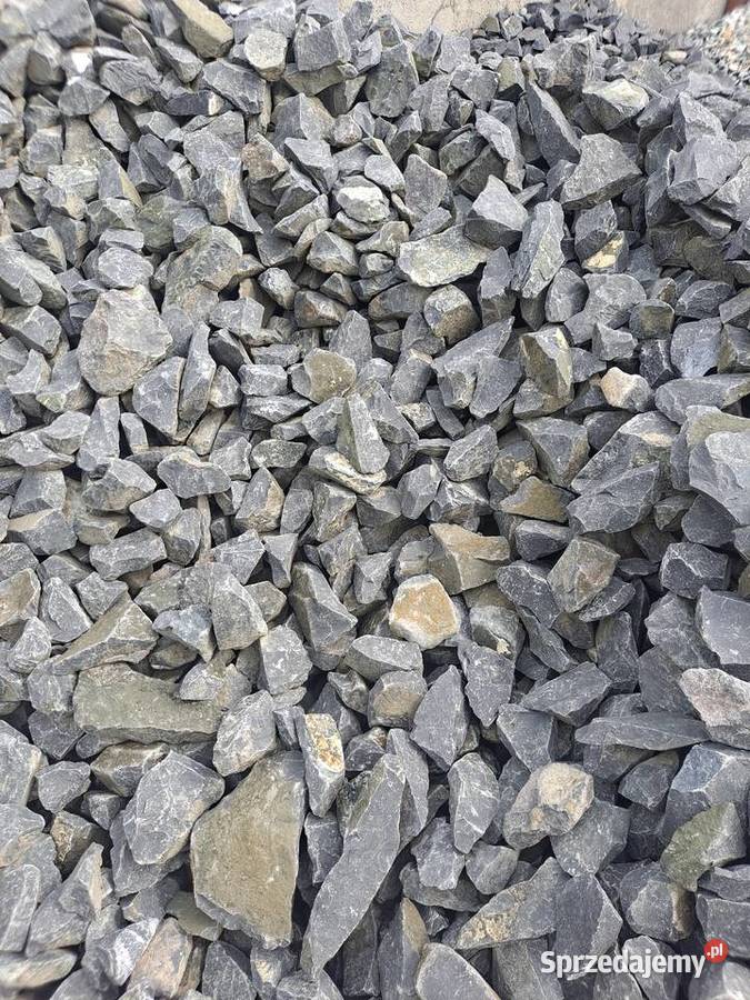 Kamień czarny bazaltowy ogrodowy bazalt gabion