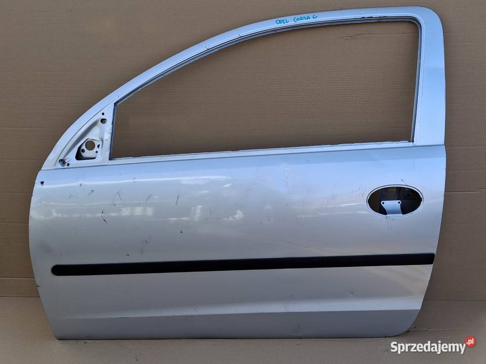 OPEL CORSA C 3D DRZWI LEWE PRZEDNIE LEWY PRZÓD osobowe