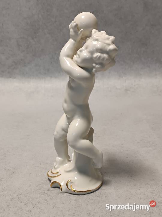Schaubach Kunst Putto z piłką Putti z kulą Gdańsk sprzedam