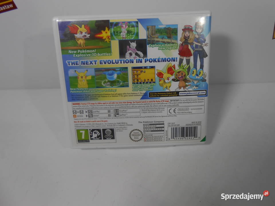 Gra Pokemon X Nintendo DS Katowice