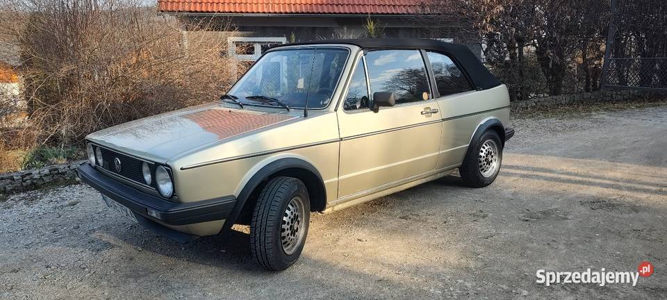 Vw Golf cabrio 15 benzyna 1979r krotki VIN 1498cm3 dolnośląskie Jelenia Góra
