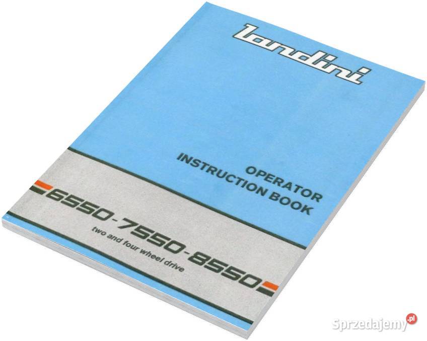 Instrukcja Manual Landini 6550 7550 8550 Szamotuły