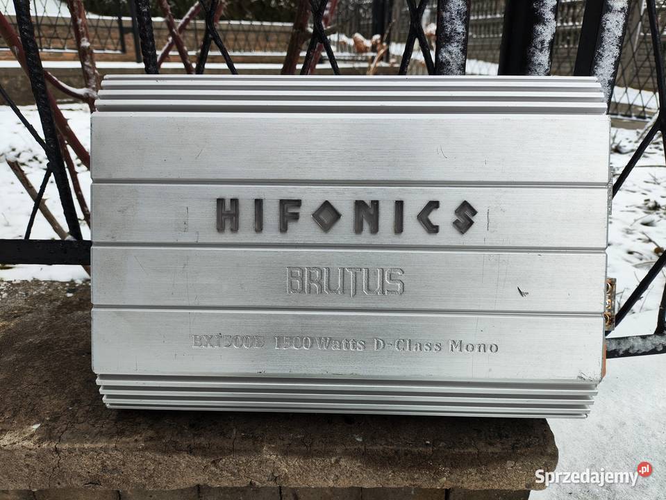 Wzmacniacz samochodowy 1 kanałowy monoblok Hifonics