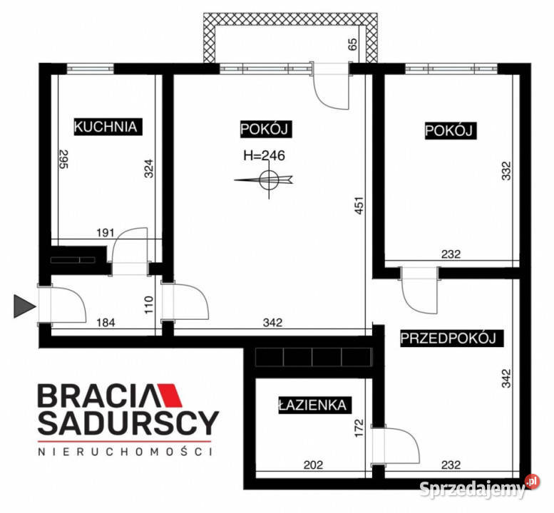 Mieszkanie 4254m2 2 pokojowe Kraków