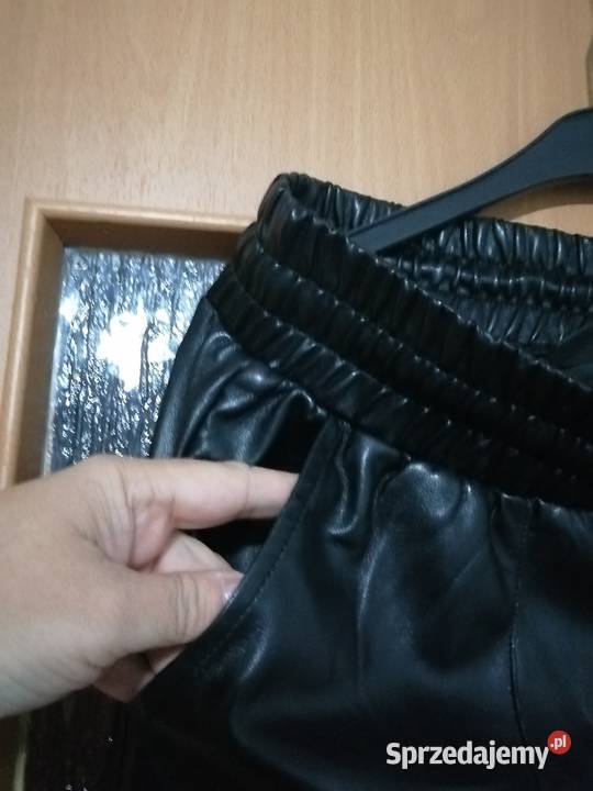 Ulla Popken spodnie skórzaneskóropodobne joggery Rozmiar 44(XXL) Zgorzelec