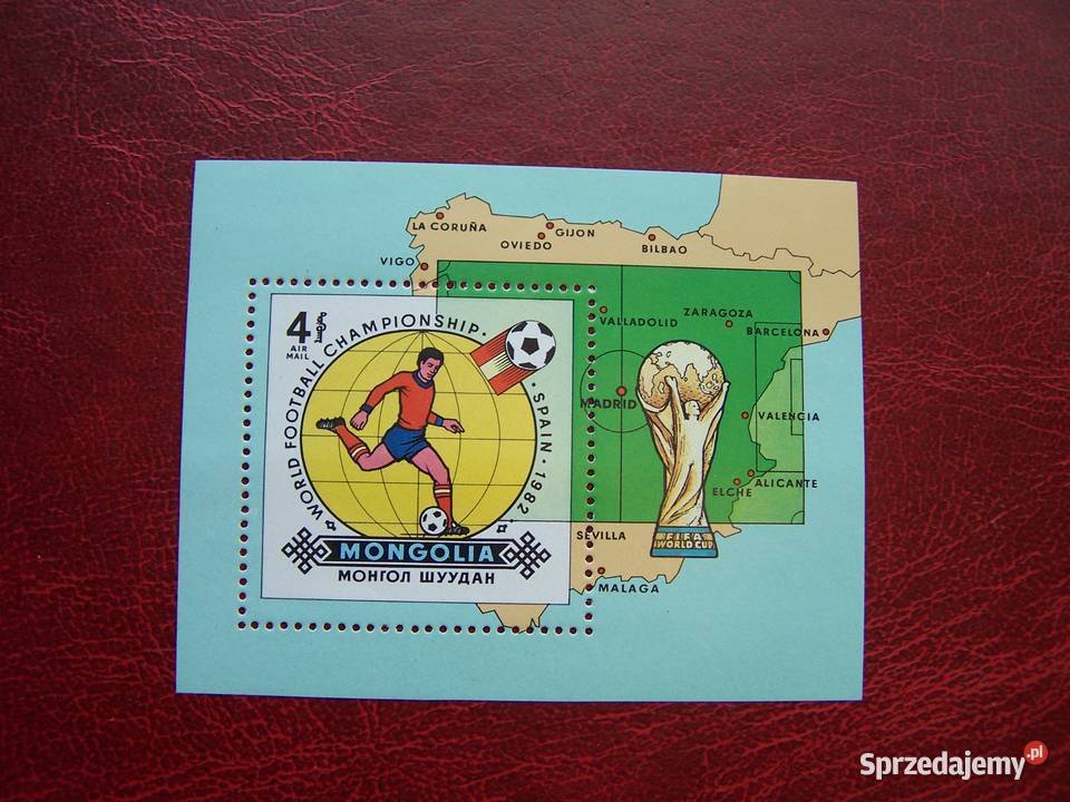 Mongolia 1982 MNH Mi 146774 Sport Piłka nożna śląskie Tychy