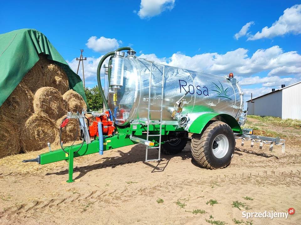 Wóz asenizacyjny ROSA 7R1 7000 litrów beczkowóz mazowieckie Goliaty