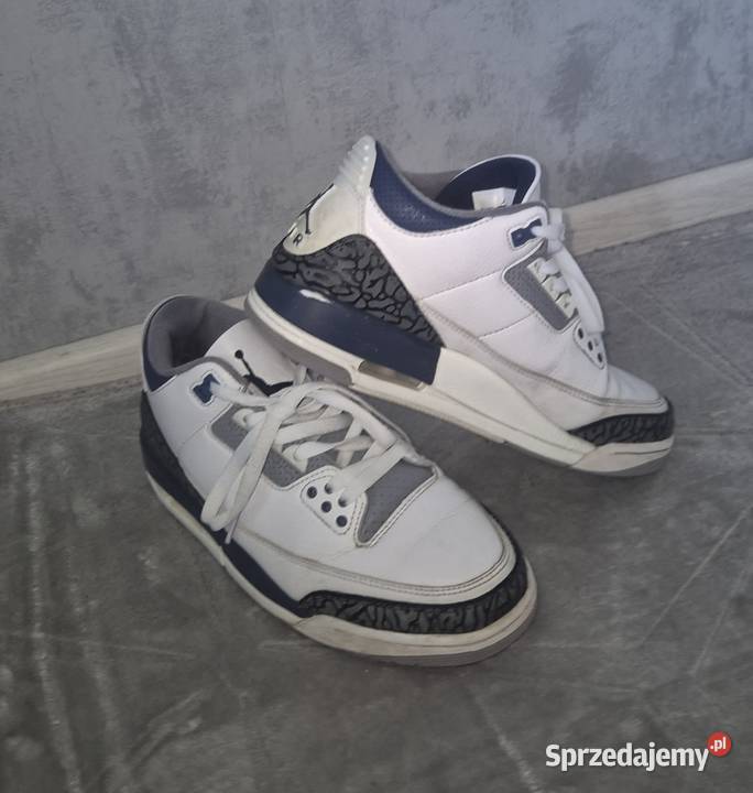 Buty chłopiec Jordan 3 Retro Midnight Navy 40 Łódź sprzedam