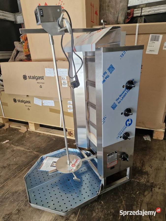 PROFESJONALNY Kebab Gazowy POTIS 4 Palniki wielkopolskie Ostrów Wielkopolski