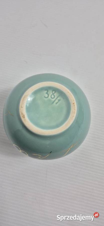 Komplet Wazonów Aurnbacher Majolika Vintage lubelskie