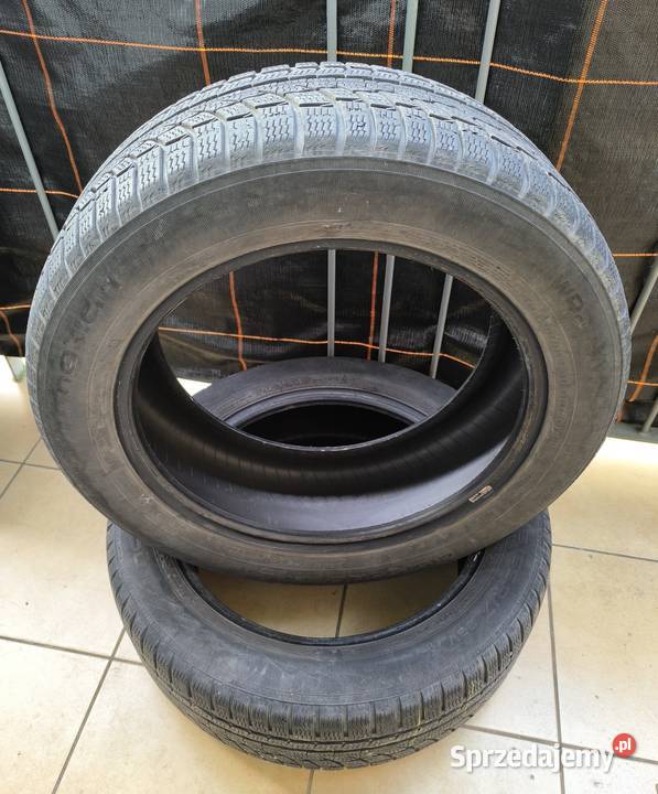 Sprzedam dwie opony używane ZIMOWE 21555 R17 Samochodowe Wadowice