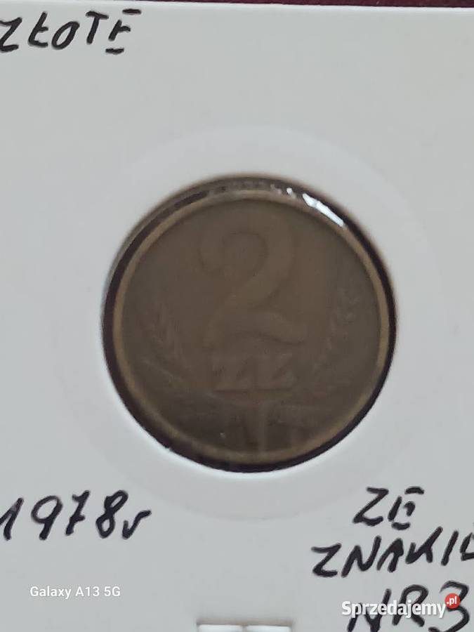 2 Złote 1978 r 3 ze znakiem mennicy Konin