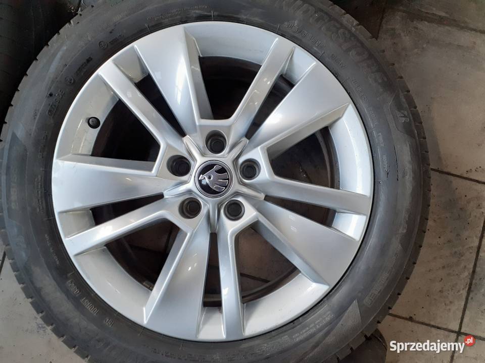 Alufelgi 17 5x112 nowe opony letnie 215 55 17 Tumlin-Osowa
