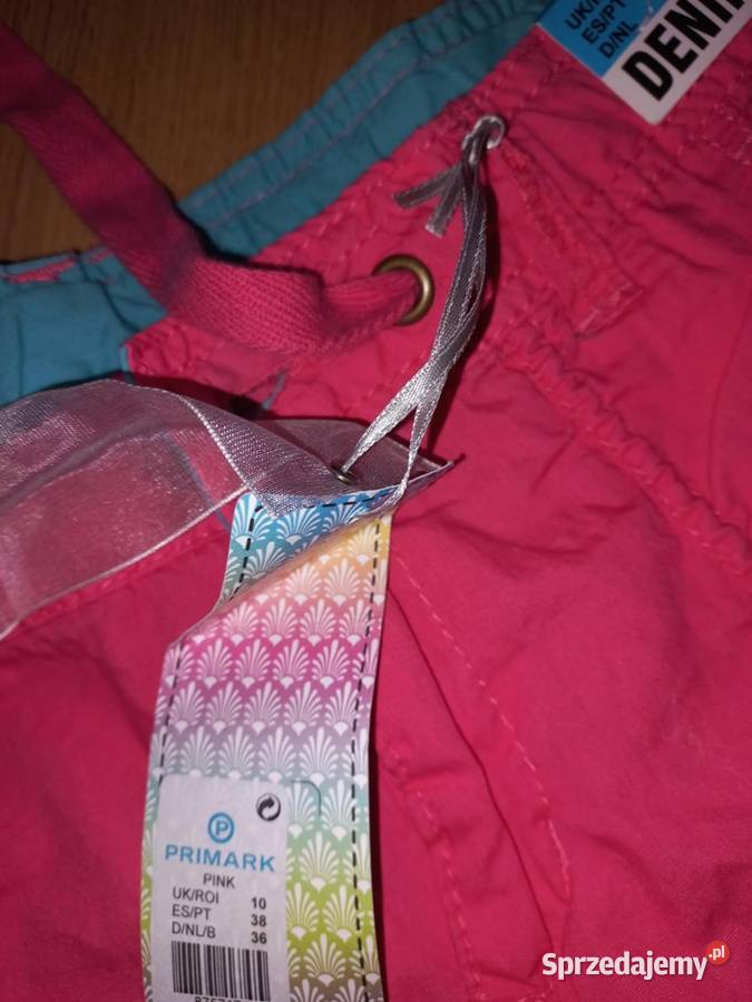 Denim różowe spodenki Namysłów