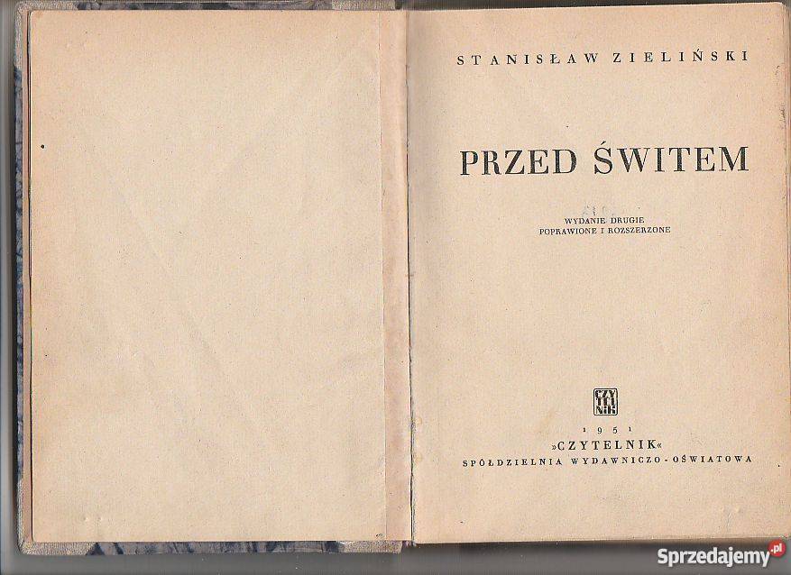 7452 PRZED ŚWITEM STANISŁAW ZIELIŃSKI małopolskie Czyrna