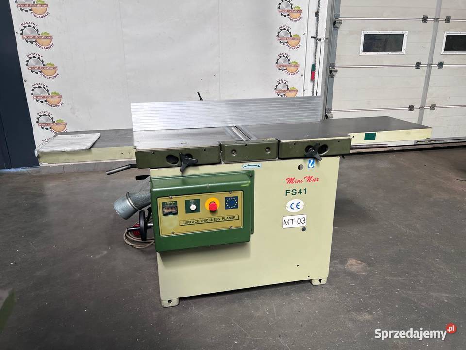 Wyrówniarko grubościówka SCM Mini FS410 Produkcja małopolskie