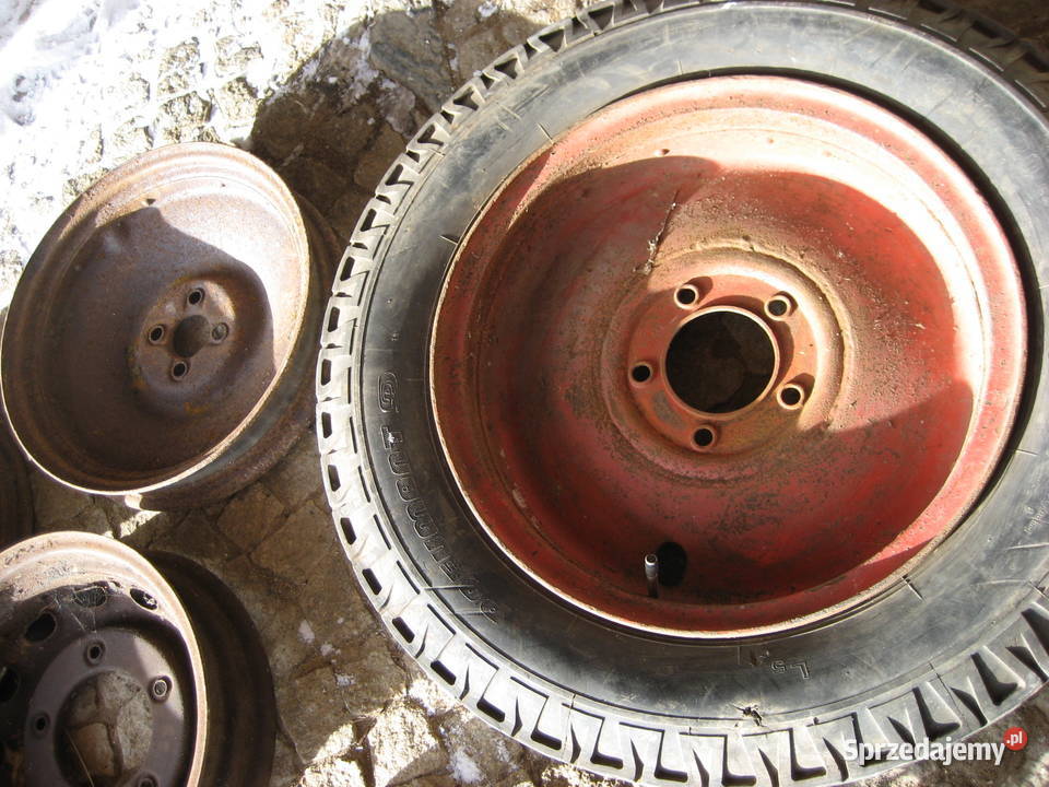 Stare felgi nitowane przedwojenne wanderer horch dolnośląskie Marciszów