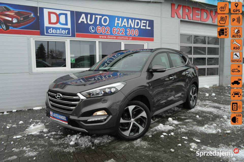 Hyundai Tucson 20 CRDi Bezwypadkowy Full LED komputer pokładowy lubelskie Hrubieszów