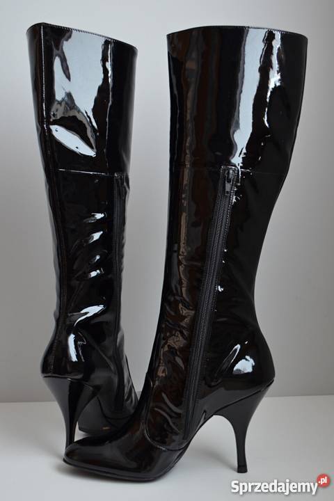 SEXY kozaki BCBG Girls lakierowana SKÓRA Białystok